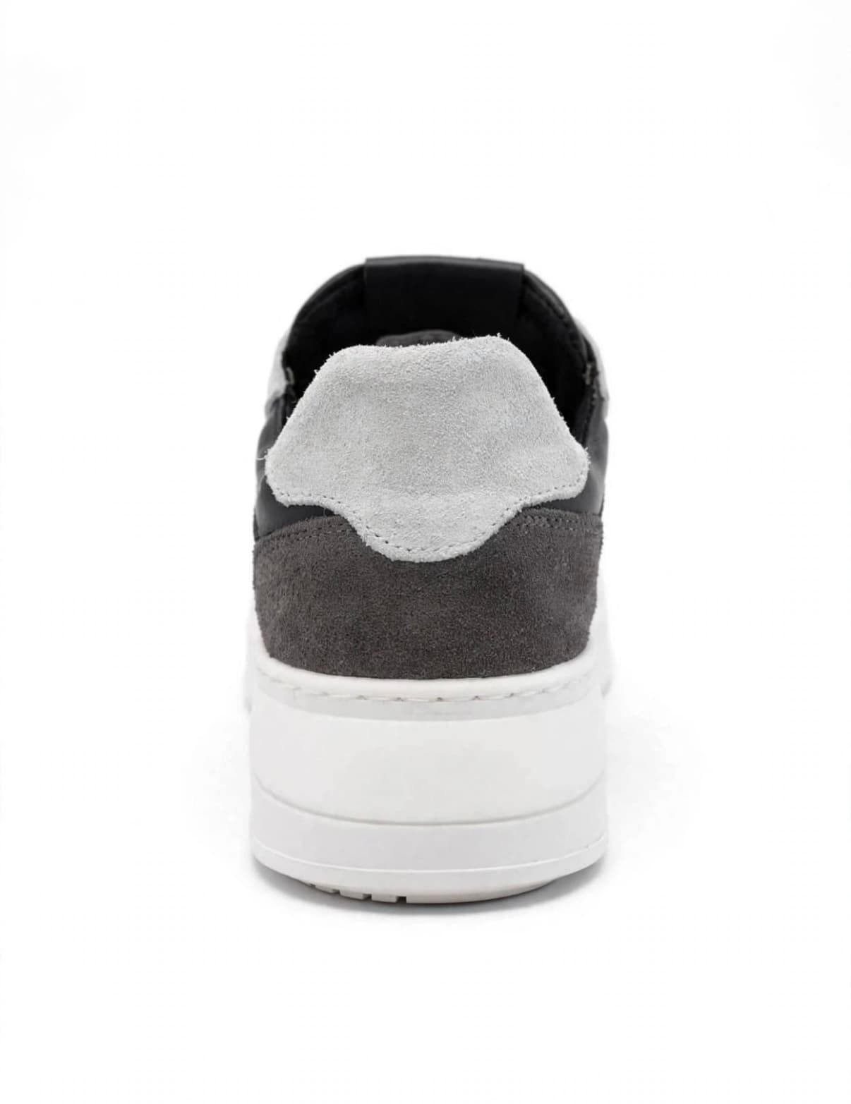 Sneaker Bicolore Bianco e Nero - Vista 2
