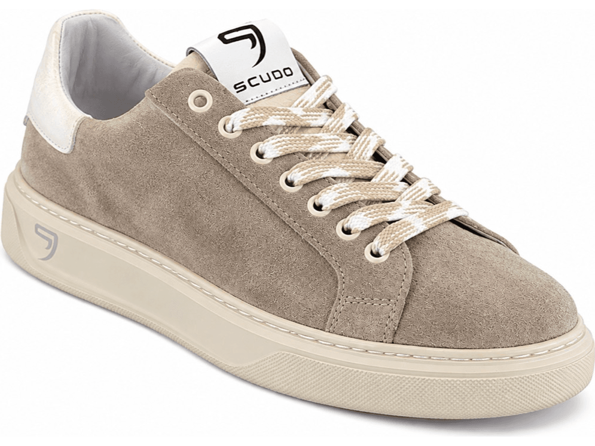 Sneakers in Pelle Scamosciata - Vista 1